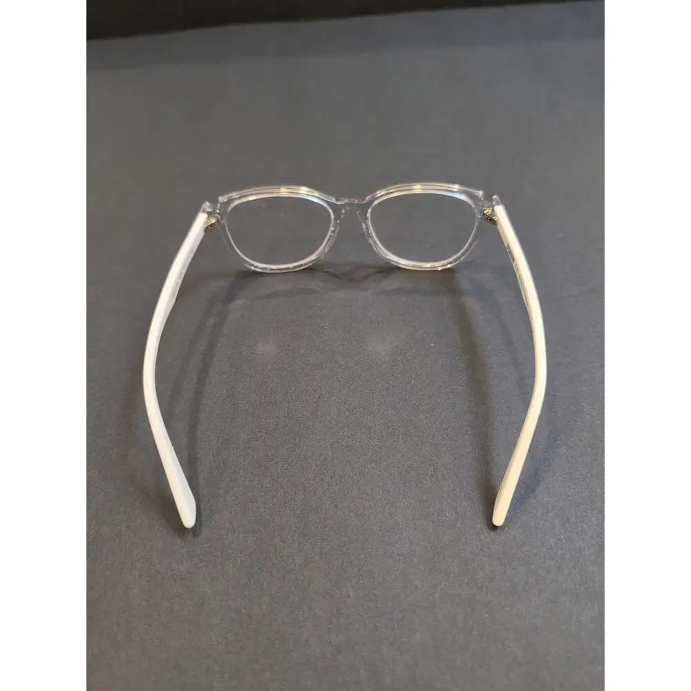 Puma Kids Glasses Frames PJ0022S 005 Clear White Round Frames 47 15 130